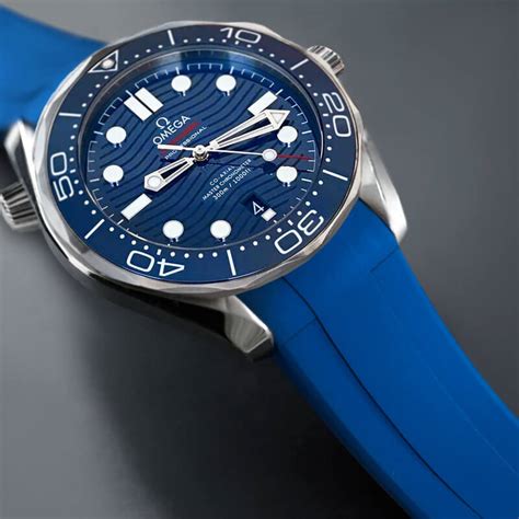 omega seamaster professional watch band|omega seamaster with rubber strap.